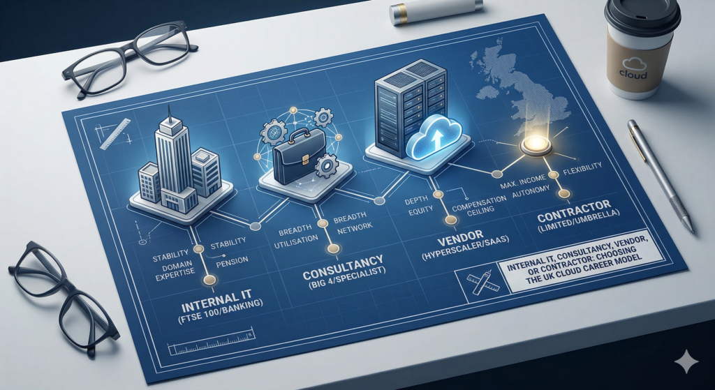 Cloud Career Model UK: Internal IT, Consultancy or Vendor